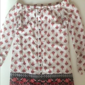 Off the shoulder dress